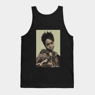 Vintage lauryn hill green Tank Top